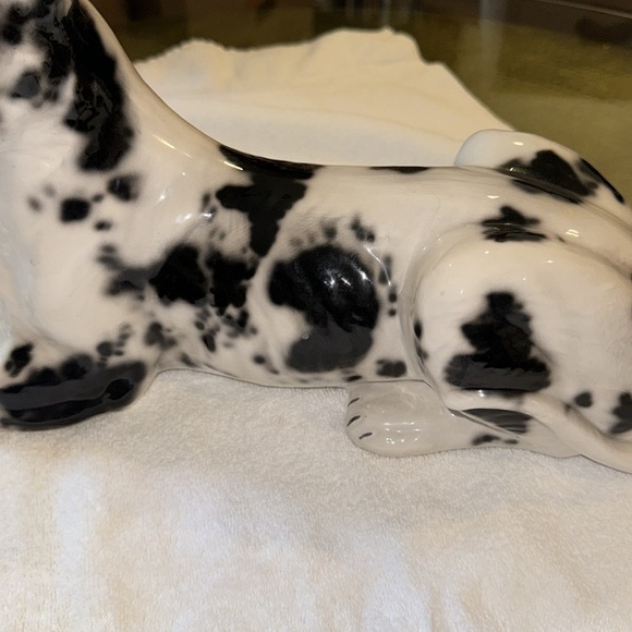 Vintage RONZAN Mid Century Italian Porcelain Dog Large Great Dane - Picture 5 of 10